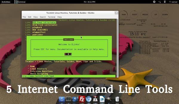 5 Command Line Internet Tools
