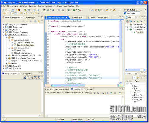 Java EE WEB工程师培训-JDBC+Servlet+JSP整合开发之08.JDBC可更新的ResultSet及RowSet_ResultSet_08
