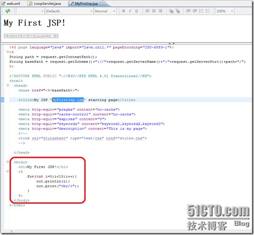 JDBC+Servlet+JSP整合开发之22.JSP简介_Html_04