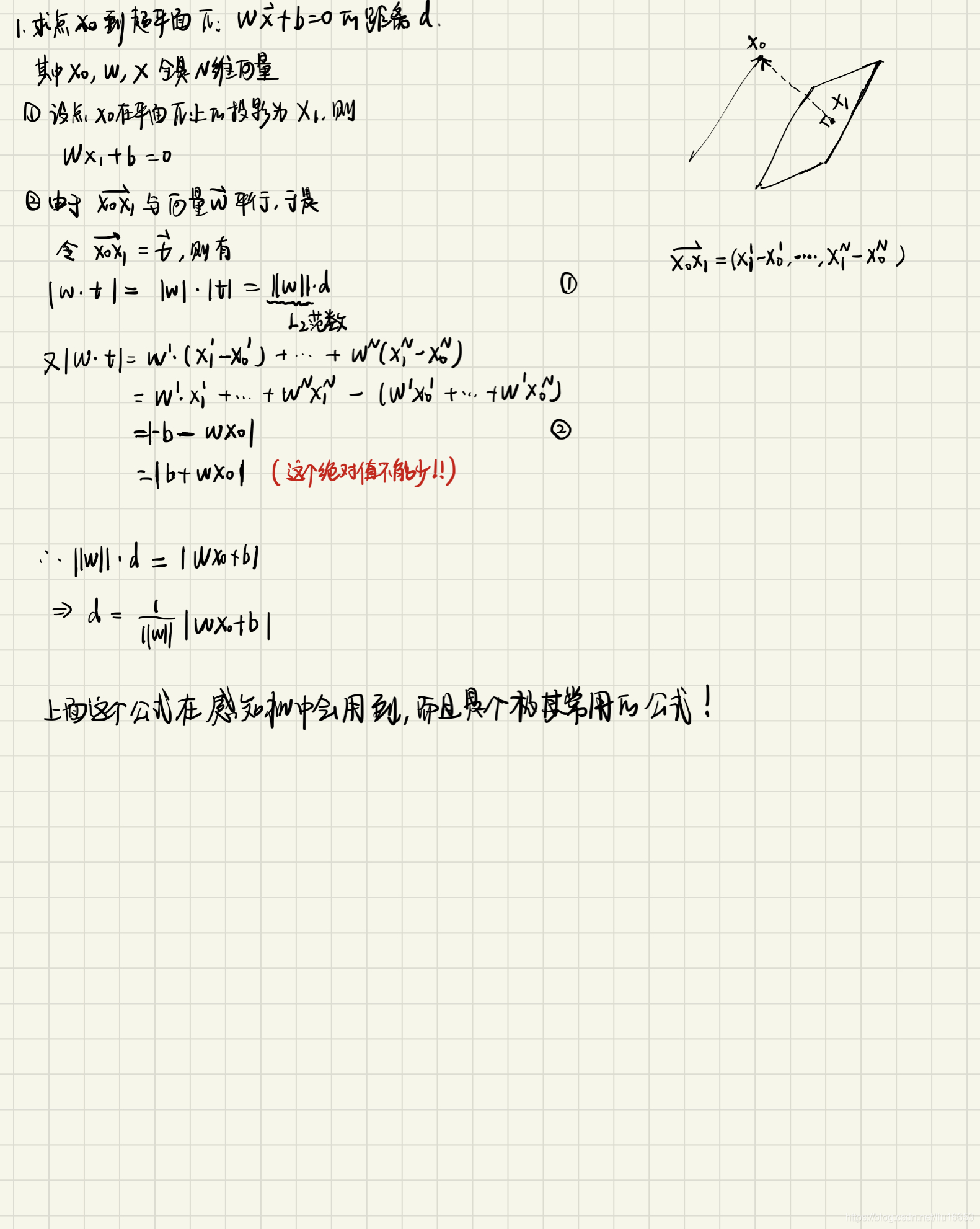 求点到超平面的距离 Lawsonabs的技术博客 51cto博客