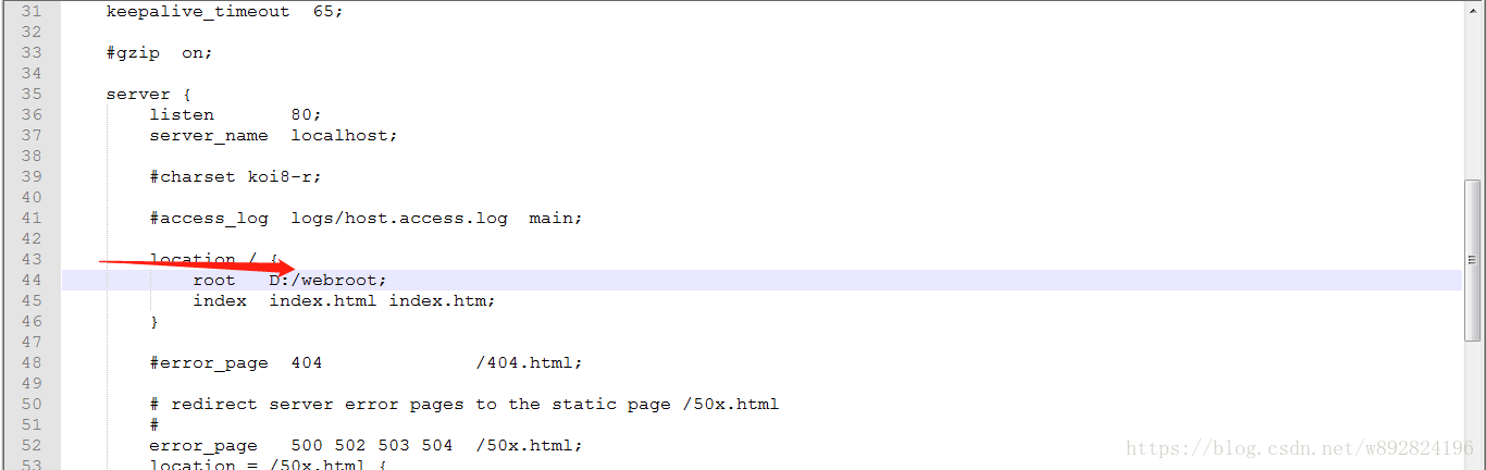 windows下安裝以及配置nginx_虛擬主機_05