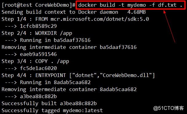 在 Docker 中部署 .NET Core 网站_json_10