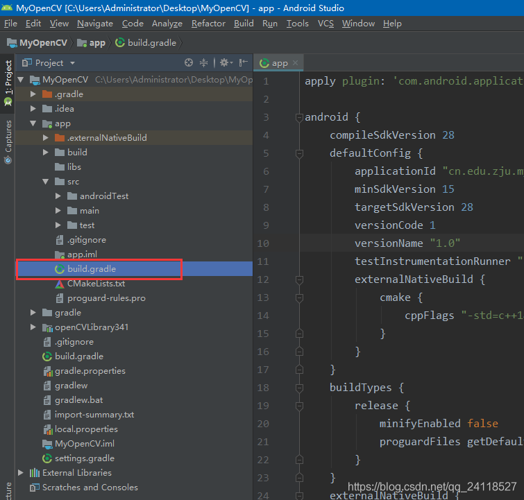 Android Studio 3.2.1 配置 OpenCV 详解（2019年2月）_Android_31