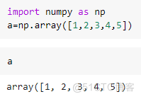 【Python】Numpy简明教程_数组