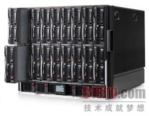 HP的10U BladeSystem c7000机箱