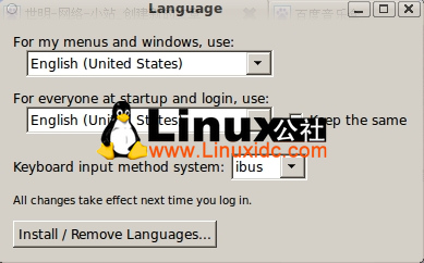 UbuntuLinux如何将中文系统改回英文系统？