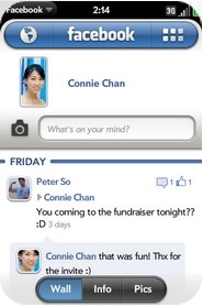 Facebook for Palm