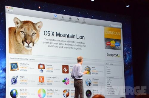 通过Mac App Store就可以升级到美洲狮系统