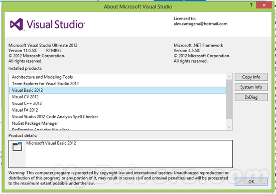 微软哭了！Visual Studio 2012正式版也被泄漏