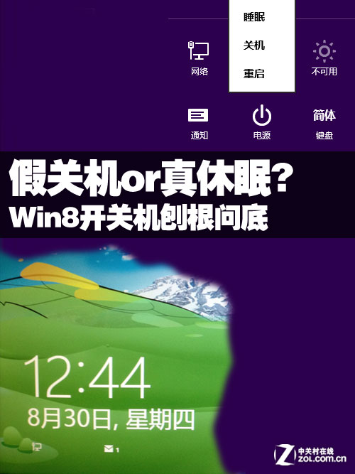 假关机or真休眠? Win8开关机刨根问底 