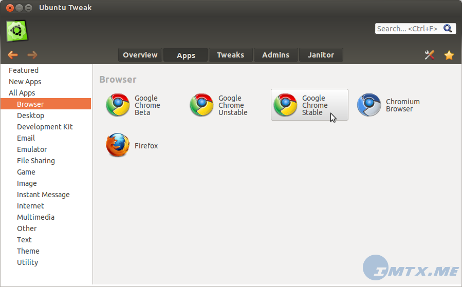 Ubuntu Tweak 0.8 preview 1