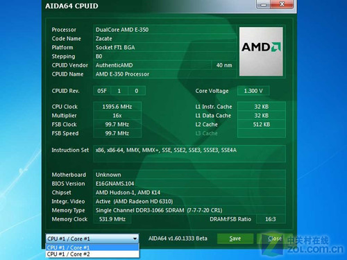 15.6吋配APU双核处理器 微星CR650笔记本评测 