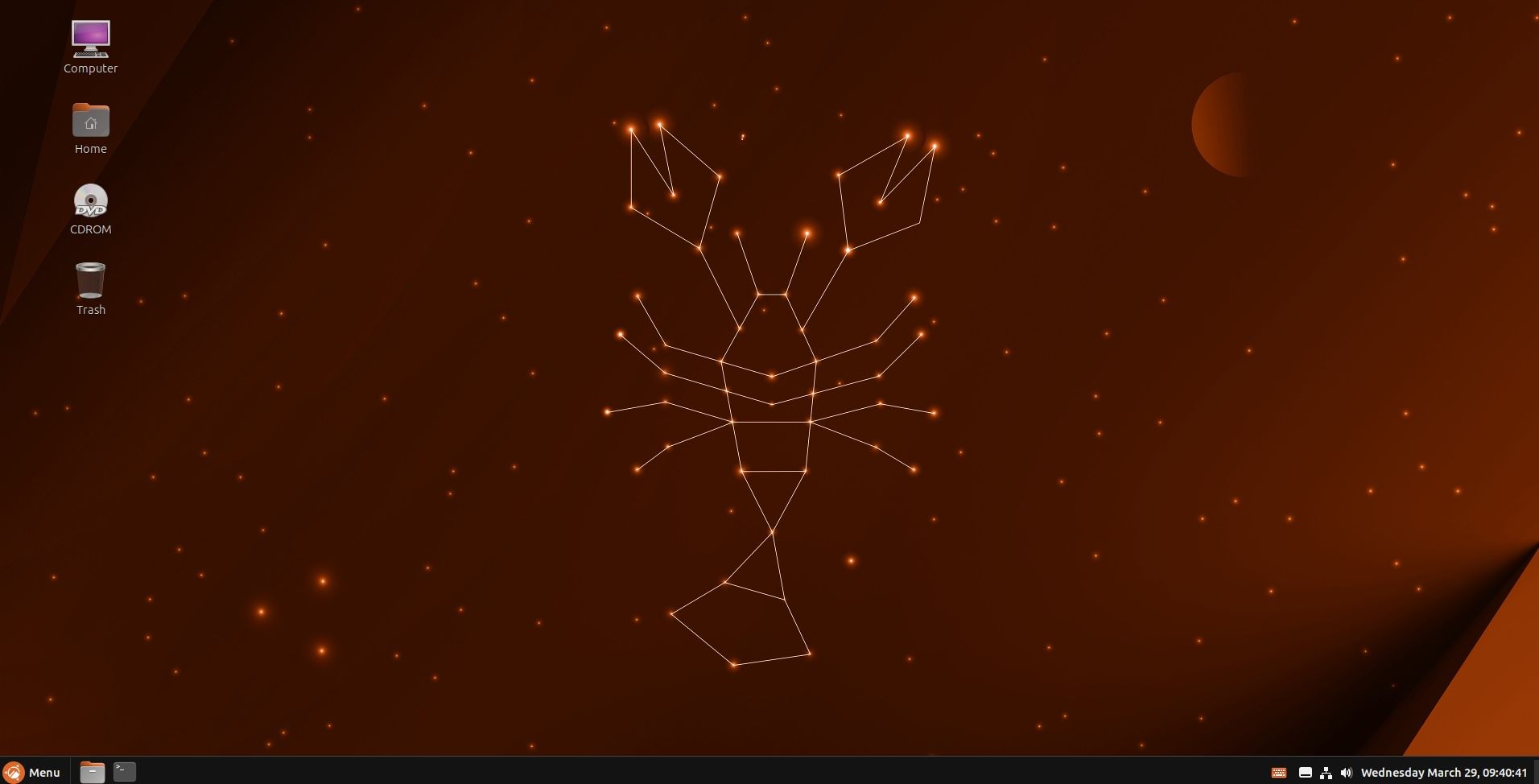 Ubuntu Cinnamon 23.04 的屏幕截图