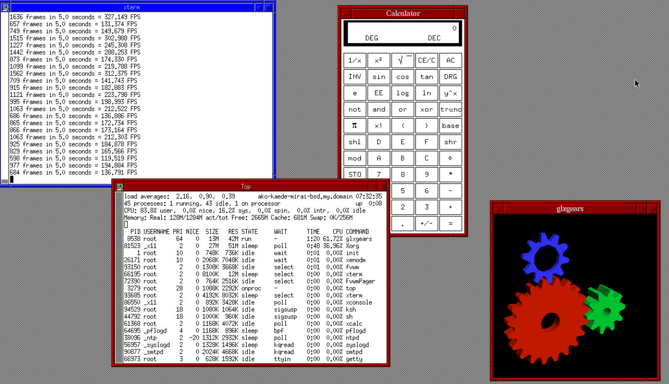 OpenBSD desktop (7+) fvwm