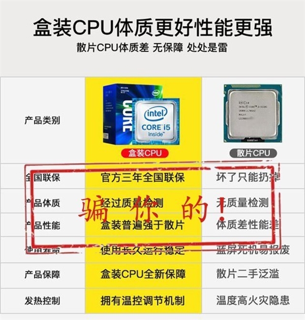 CPU买散片还是盒装 DIY老鸟：怎么选都是错！