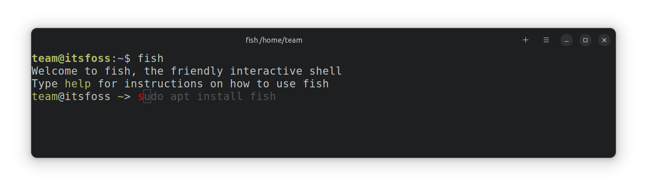 Fish Shell