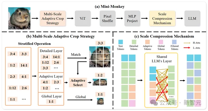 2B多模态新SOTA！华科、华南理工发布Mini-Monkey，专治「切分增大分辨率」后遗症-AI.x社区