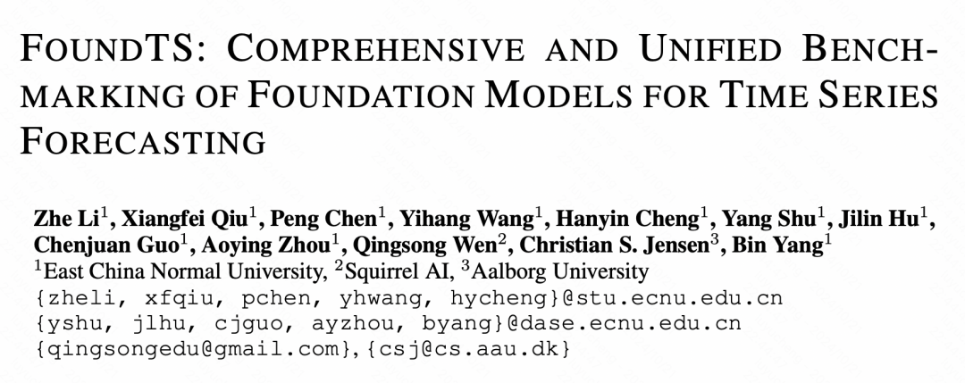 FoundTS：时间序列预测基础模型的全面统一测评基准-AI.x社区