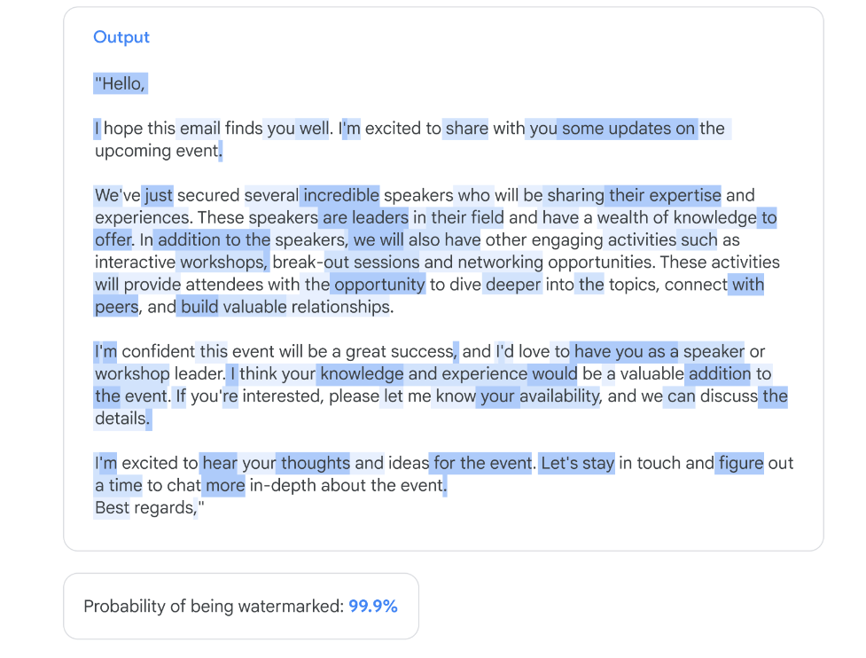 谷歌放大招开源SynthID Text，火眼金睛鉴别AI，还能为AI生成的多媒体内容添加隐形水印！-AI.x社区